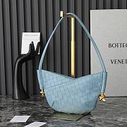 Bottega Veneta Solstice Mini Shoulder Bag Blue 28x18x5cm - 6