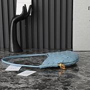 Bottega Veneta Solstice Mini Shoulder Bag Blue 28x18x5cm - 5