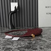 Bottega Veneta Solstice Mini Shoulder Bag Red Wine 28x18x5cm - 5