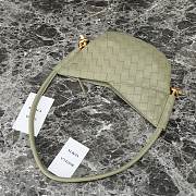 Bottega Veneta Solstice Mini Shoulder Bag Green 28x18x5cm - 3