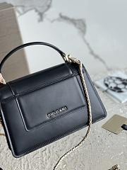 Bvlgari Serpenti Forever Top Handle Black 19x11x6cm - 6
