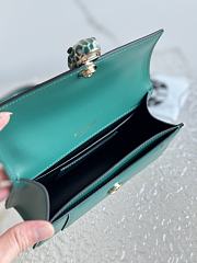 Bvlgari Serpenti Forever Top Handle Green 19x11x6cm - 6