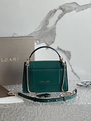 Bvlgari Serpenti Forever Top Handle Green 19x11x6cm - 5