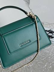 Bvlgari Serpenti Forever Top Handle Green 19x11x6cm - 3