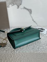 Bvlgari Serpenti Forever Top Handle Green 19x11x6cm - 2