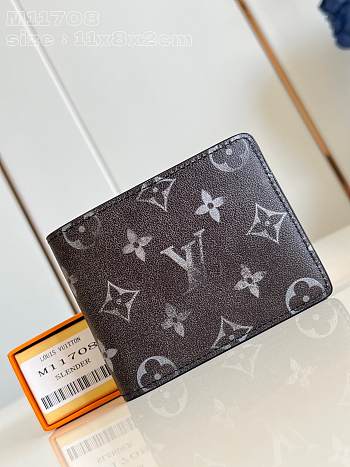 Louis Vuitton LV Slender Wallet Black 11 x 8.5 x 2 cm