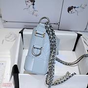 Chanel Small Gabrielle Hobo Light Blue 20cm - 4