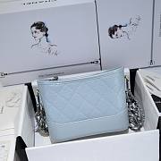 Chanel Small Gabrielle Hobo Light Blue 20cm - 2