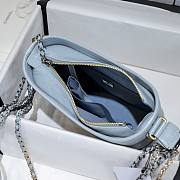 Chanel Small Gabrielle Hobo Light Blue 20cm - 3