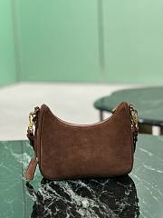 Prada Re-Edition Suede Mini Bag Cocoa Brown 22x18x6cm - 3