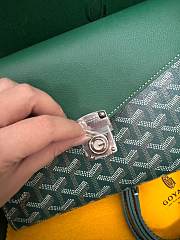 Goyard Goyardine Green Chypre Wallet-Pouch 21cm - 4