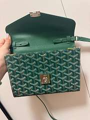 Goyard Goyardine Green Chypre Wallet-Pouch 21cm - 3