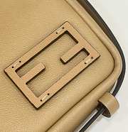 Fendi Simply Medium Beige Leather Bag 34.5x20x4.5cm - 2