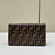 Fendi FF Diamonds Wallet On Chain Brown 21x13.5x5cm - 5