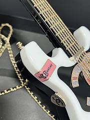 Chanel Guitar Minaudiere Bag Resin Stone Beads 28x10x3.5cm - 3