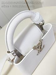 Louis Vuitton LV Capucines East-West Mini White 22 x 12 x 8 cm - 5