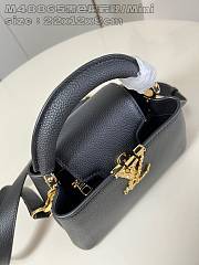 Louis Vuitton LV Capucines East-West Mini Black 22 x 12 x 8 cm - 5