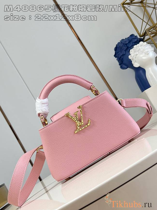 Louis Vuitton LV Capucines East-West Mini Pink 22 x 12 x 8 cm - 1