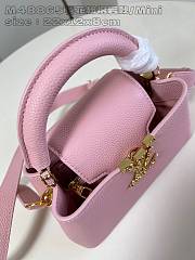 Louis Vuitton LV Capucines East-West Mini Pink 22 x 12 x 8 cm - 5