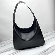 Miu Miu Hobo Bag Black Leather 42x38cm - 4