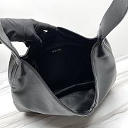 Miu Miu Hobo Bag Black Leather 42x38cm - 3