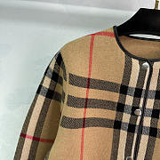 Burberry Vintage-Check Bouclé Collarless Jacket - 2