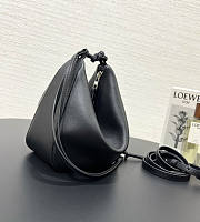 Loewe Hammock Hobo Bag Black 28x17x9.5cm - 6