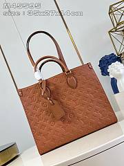 Louis Vuitton LV OnTheGo MM Cognac Brown 35x27x14cm - 1