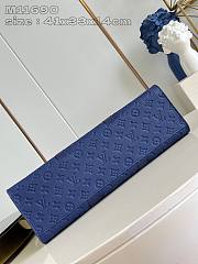 Louis Vuitton LV Sac Plat 24H Navy Blue 41 x 33 x 14 cm - 4