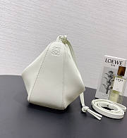 Loewe Hammock Hobo Bag White 28x17x9.5cm - 3