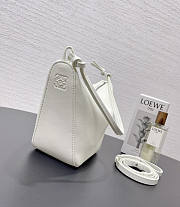 Loewe Hammock Hobo Bag White 28x17x9.5cm - 4