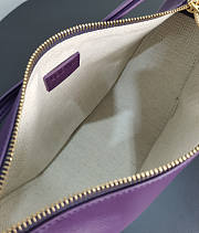 Loewe Hammock Hobo Bag Purple 28x17x9.5cm - 6