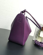 Loewe Hammock Hobo Bag Purple 28x17x9.5cm - 4