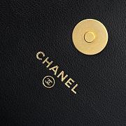 Chanel 24s Woc Flap Bag Black Caviar 18x3.5x10.5cm - 6