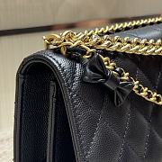 Chanel 24s Woc Flap Bag Black Caviar 18x3.5x10.5cm - 4