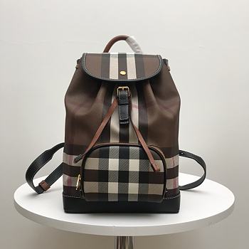 Burberry Blackpack Dawstring Brown 37x24x13cm