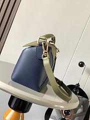 Loewe Small Puzzle Bag Classic Calfskin Green Blue 24x16.5x10.5cm - 2