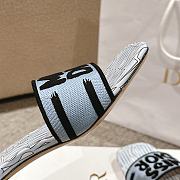 Dior Dway Heeled Slide Blue Heel 3.5cm - 3