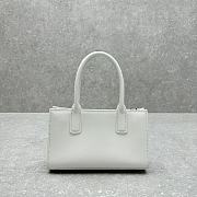 Versace Medusa Small Top Handle Bag White 22x6x14cm - 2