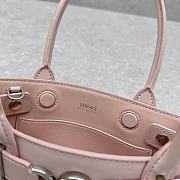 Versace Medusa Small Top Handle Bag Pink 22x6x14cm - 6