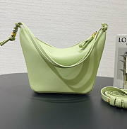 Loewe Hammock Hobo Bag Light Green 28x17x9.5cm - 3