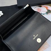 Chanel Flap Bag Handle Black Lambskin 17x10x3cm - 2