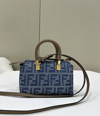 Fendi Mini By The Way Denim Blue Bag 20x9x12cm