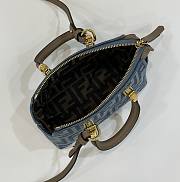 Fendi Mini By The Way Denim Blue Bag 20x9x12cm - 2