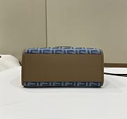 Fendi Sunshine Small Light Blue FF Denim 25.5x23x12cm - 6