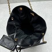 YSL Jamie 4.3 Large Pochon Black Leather Bag 34x27x3cm - 5