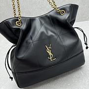 YSL Jamie 4.3 Large Pochon Black Leather Bag 34x27x3cm - 2