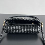 Bottega Veneta Swing Black Lambskin 25x19x6cm - 4