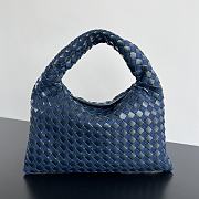 Bottega Veneta Small Hop Denim Blue 41x20.5x17.5cm - 1