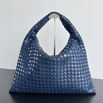 Bottega Veneta Large Hop Bag Denim Blue 54x24x13cm